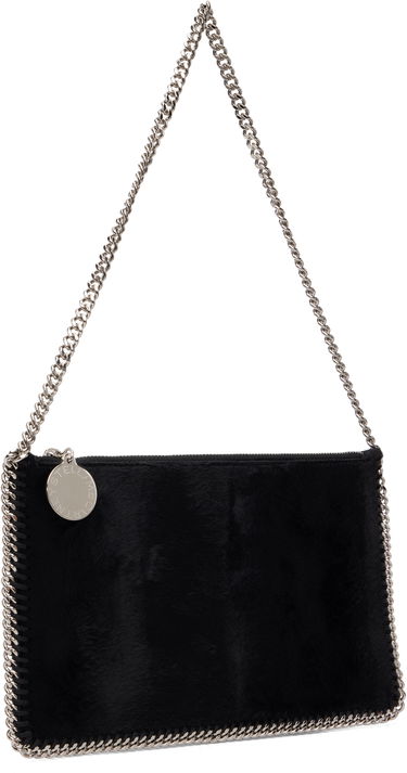 Taška cez rameno Stella McCartney Stella McCartney Falabella Brushed Velvet Chain Pochette Čierna | 7P0076WP0616, 1