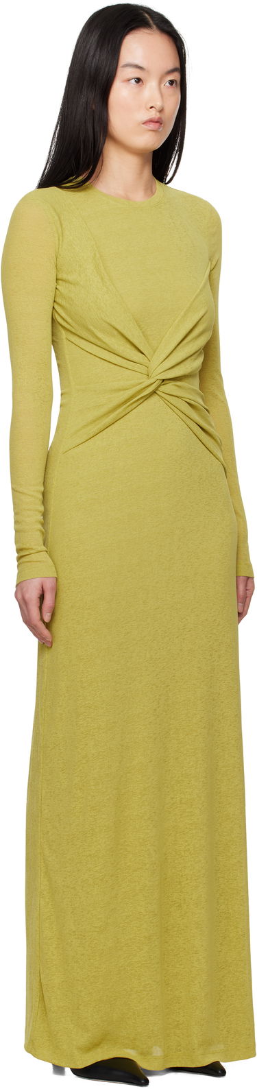 Šaty Nanushka Nanushka Rozal Twist Front Maxi Dress Zelené | NW25RSDR16464, 1