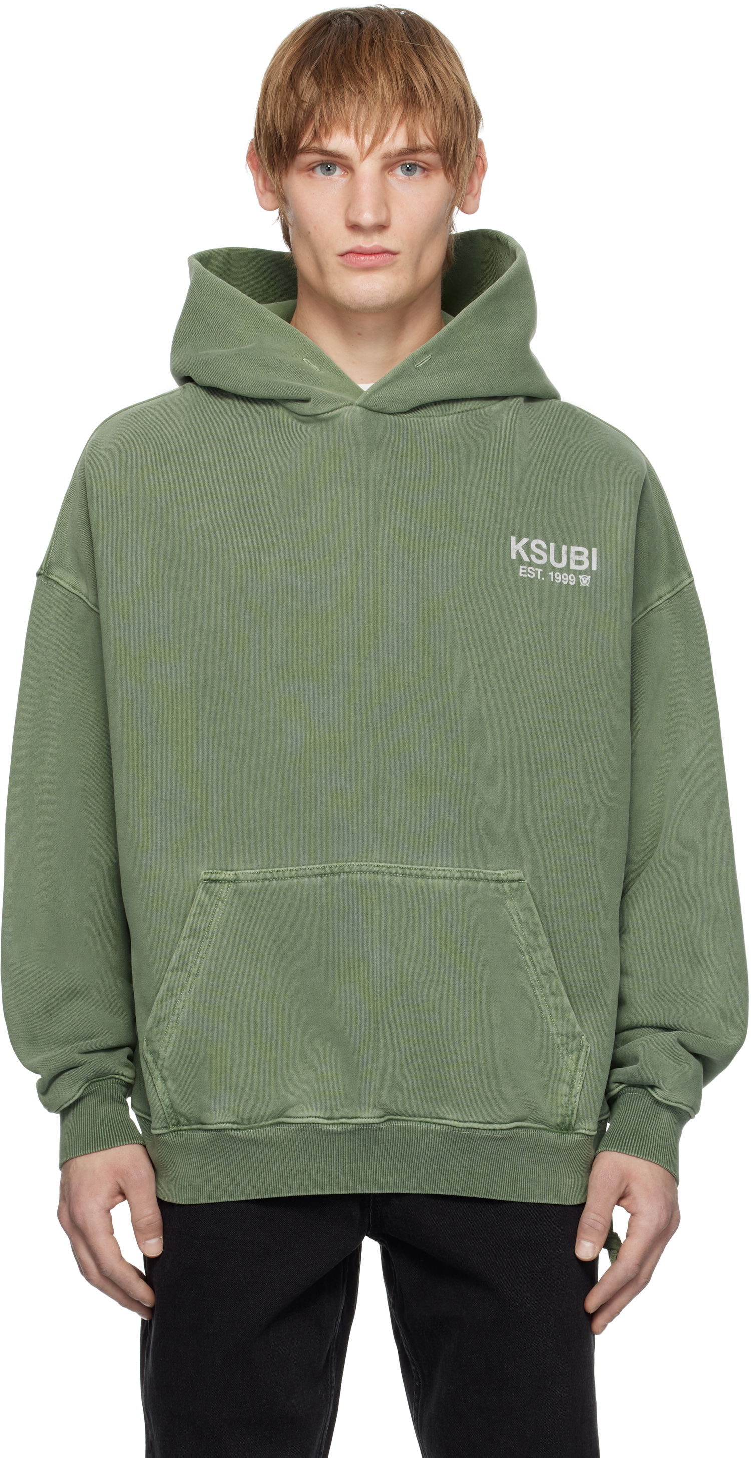 Mikina Ksubi State Ekcess Hoodie Zelené | MPS25FL001, 0