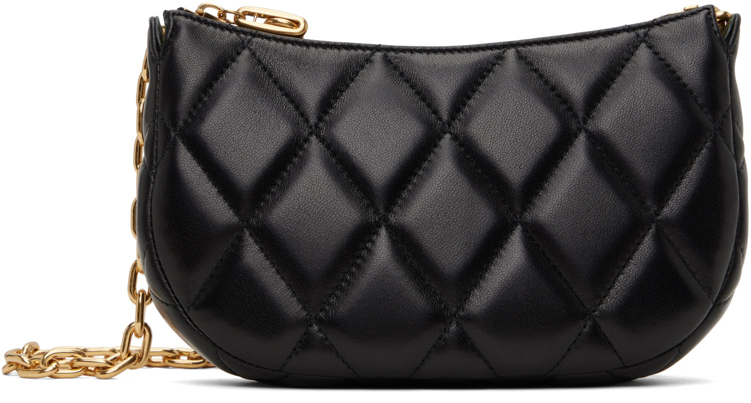 Kabelka Burberry Burberry Rocking Horse Quilted Lambskin Chain Bag Čierna | 8105328, 0