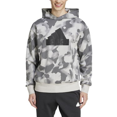 Mikina adidas Performance Camo Print Hoodie Šedá | IW8603, 0