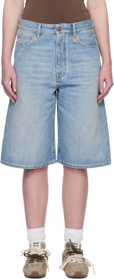 Šortky AMIRI AMIRI Faded Denim Shorts Modrá | AWDNSH1006, 0