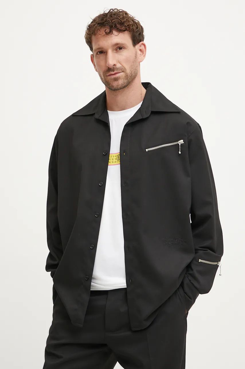 Košeľa Maison Margiela Relaxed Shirt Čierna | SH2DT0014.M35227, 0