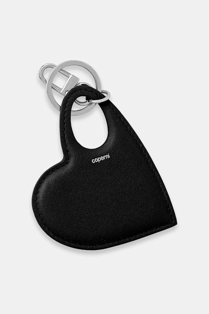 Kľúčenka Coperni Coperni Heart Keychain Čierna | COPSLG03F6043