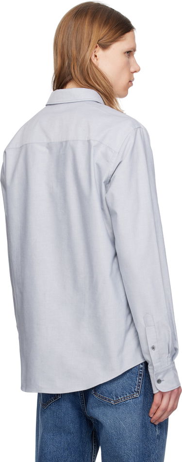 Košeľa AMI Paris Blue Classic Fit Shirt Šedá | USH060.CO0031, 2