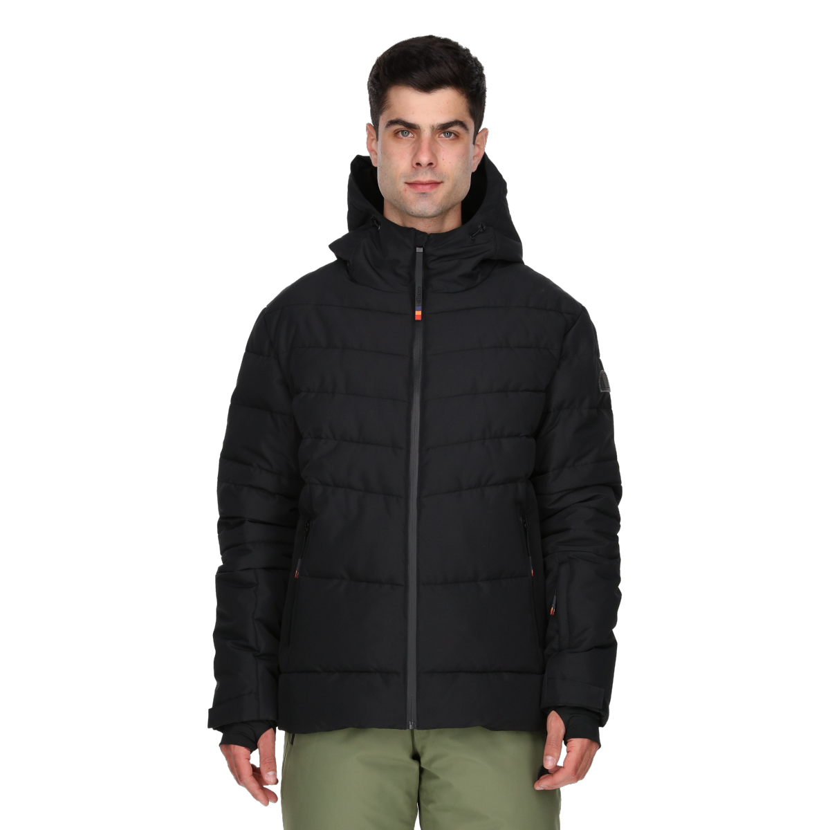 Prešívaná bunda Ellesse Lorenzzo Padded Hooded Jacket Čierna | ELA243M510-01, 0