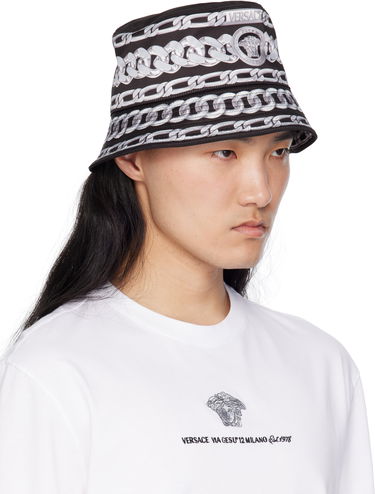 Šiltovka Versace Versace Medusa Chains Bucket Hat Čierna | 1019072_1A13697, 1