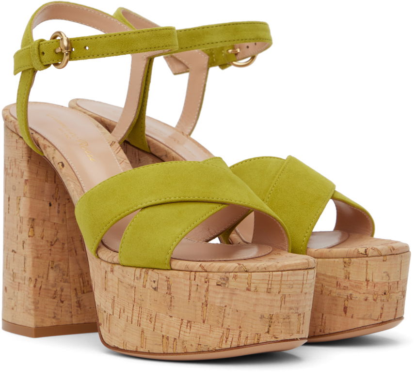 Bebe Cork Platform Sandals