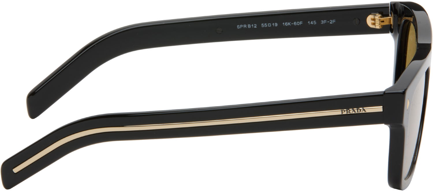 Slnečné okuliare Prada Iconic Metal Plaque Sunglasses Čierna | 0PR B12S 16K60F55 8056262397435, 1