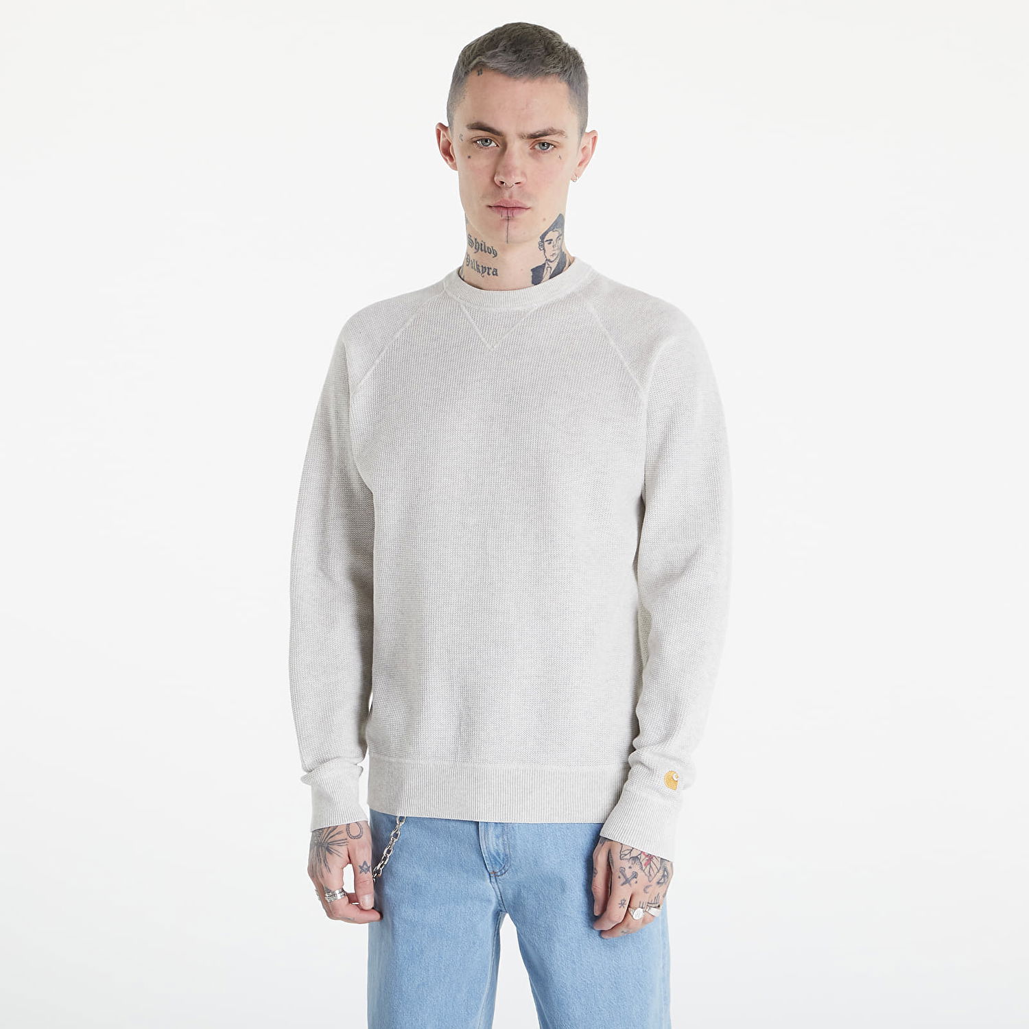 Sveter Carhartt WIP WIP Chase Sweater Biela | I028581.00JXX, 1