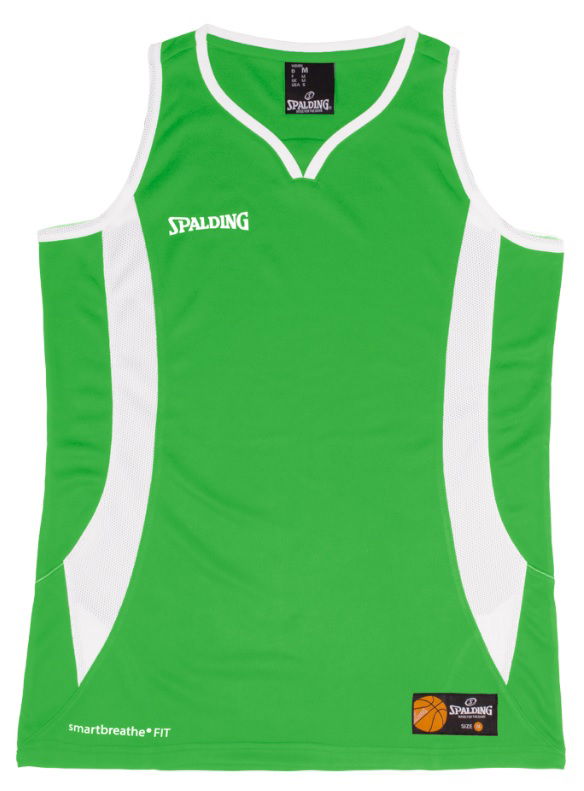 Tielko Spalding Spalding Jam Tank Top Zelené | 40221001-greenwhite, 1