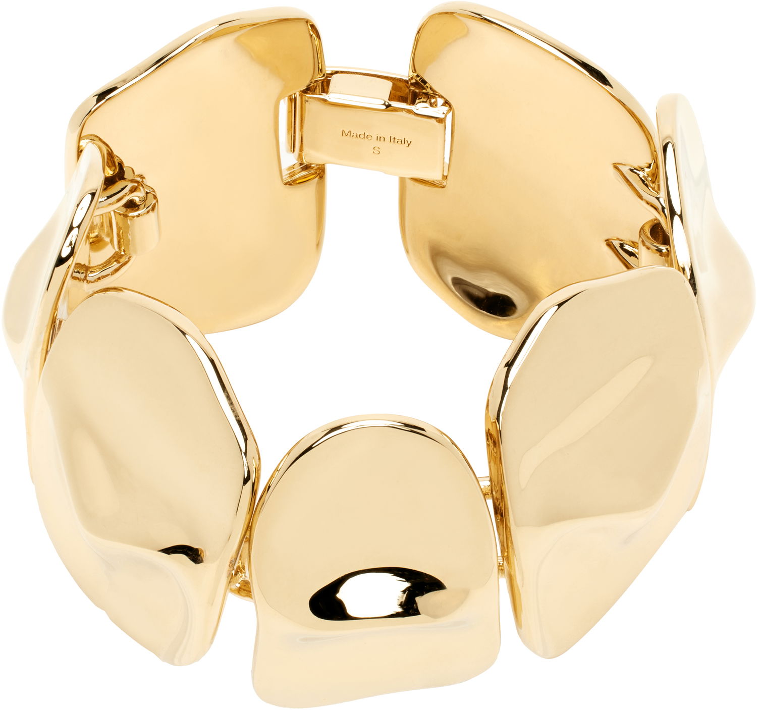 Náramok Acne Studios Acne Studios Brass Croco Scale Bracelet Žltá | C50464-, 0