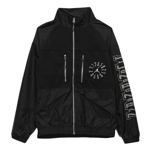 Vetrovka Jordan Jordan Printing Casual Training Lightweight Jacket Čierna | DD0388-010