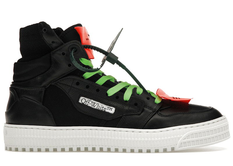 Tenisky a topánky Off-White Off Court 3.0 Black Neon Green Orange Čierna | OMIA065S22LEA0031010 / OMIA065C99LEA0031020, 0
