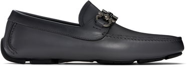 Tenisky a topánky FERRAGAMO Salvatore Ferragamo Gancini Ornament Driver Loafers Šedá | 778797, 0