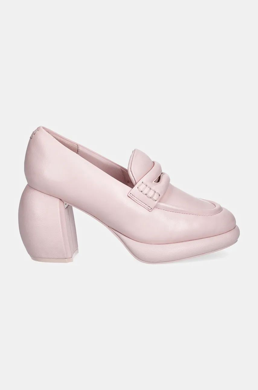 Tenisky a topánky Clarks Leather Platform Loafers Ružová | 26180952, 0