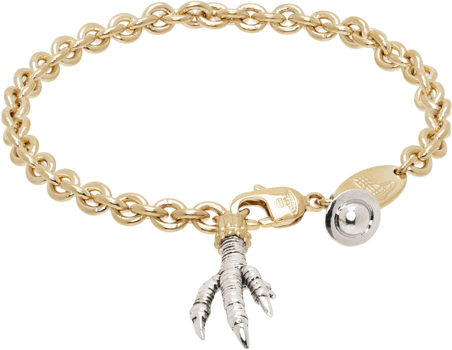 Náramok Vivienne Westwood Joselita Chain Claw Charm Bracelet Metalická | 61020254-02W018-, 0