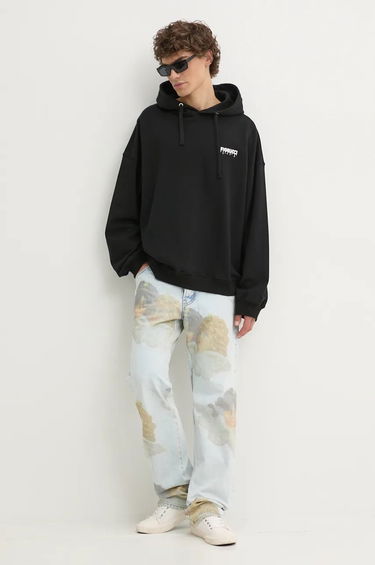 Mikina Fiorucci Men's Graphic Print Hoodie Čierna | U01FPSHO092CJ05BK04, 1