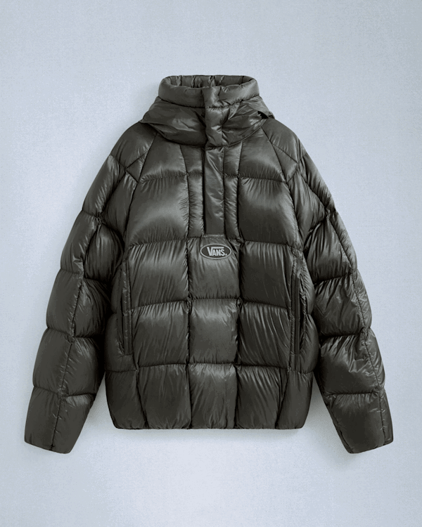 Prešívaná bunda Vans Act Of Disagreement Puffer Jacket Šedá | VN000RQSBKP, 0