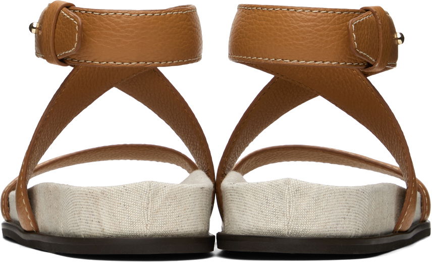 Šaty TOTEME TOTEME 'The Leather Chunky' Sandals Hnedá | 242-WAS2047-LE0031, 1