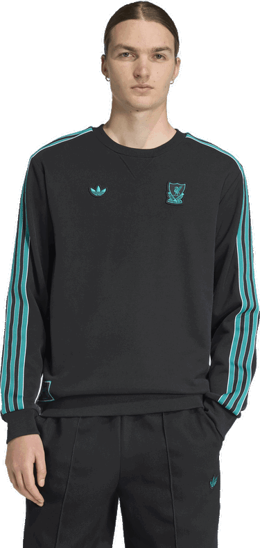 Mikina adidas Performance Liverpool FC Terrace Icons Čierna | JW5472, 1