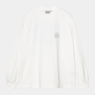 Tričko Carhartt WIP Long Sleeve World Class T-Shirt Biela | I035435_9, 0