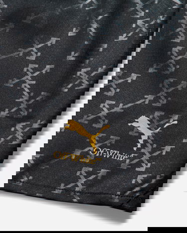 Šortky Puma AC Milan x Off-White Authentic Shorts Black / Power Green Zelené | 783002-01, 3