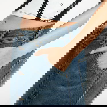 Sukňa Carhartt WIP Marvin Denim Skirt Worn Used Wash Modrá | I034647.014Q, 1