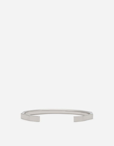 Náramok Dolce & Gabbana Men's Silver Metal Logo Bracelet Metalická | WBQ5P3W111187655, 2