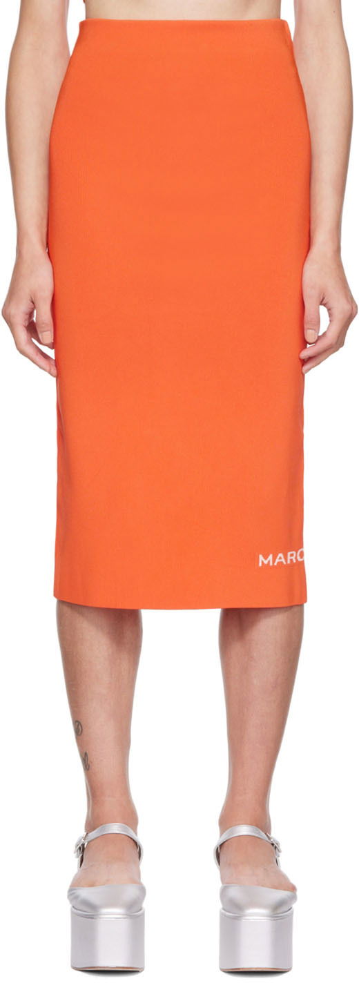 Sukňa Marc Jacobs Marc Jacobs 'The Tube' Midi Skirt Oranžová | N101V01RE21, 0