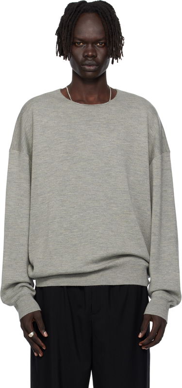 Sveter Fear of God Fear of God ESSENTIALS Long Sleeve Crewneck Sweater Šedá | 192SP256495F, 0