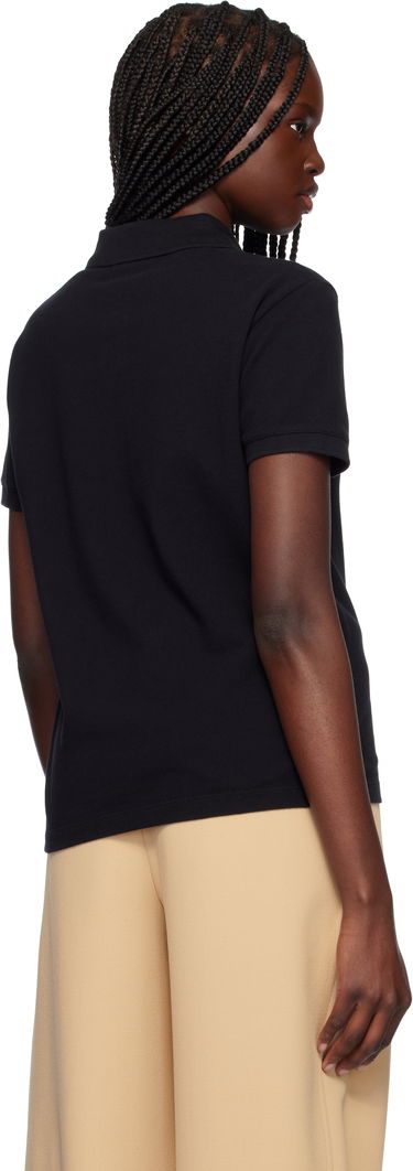 Polo tričko MAISON KITSUNÉ Maison Kitsuné Baby Fox Patch Regular Polo Čierna | OW00207KJ7010, 2