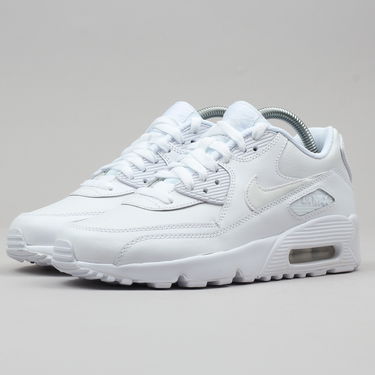 Tenisky a topánky Nike Air Max 90 Leather "White" GS Biela | 833412-100, 1