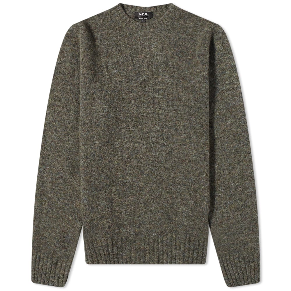Sveter A.P.C. Lucas Alpaca Crewneck Šedá | WOAOG-H23151-PKB, 0