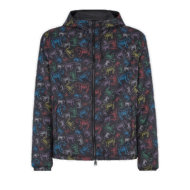 Bunda FENDI Noel Fielding x Print Reversible Jacket Čierna | FW1090 AHCF F0QA1, 0