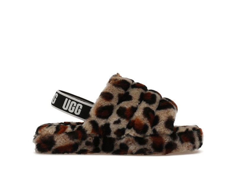 Tenisky a topánky UGG UGG Fluff Yeah Leopard Slides Hnedá | 1110673K-AMP, 0