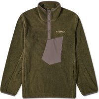 Mikina adidas Originals XPL PILE SNAP Olive Strata Zelené | IN0011, 1