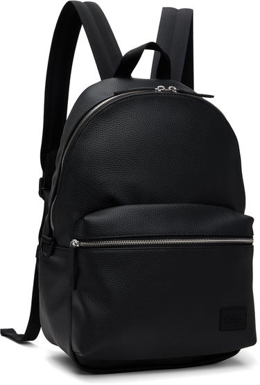 Batoh BOSS Faux-Leather Backpack Čierna | 50535693, 1