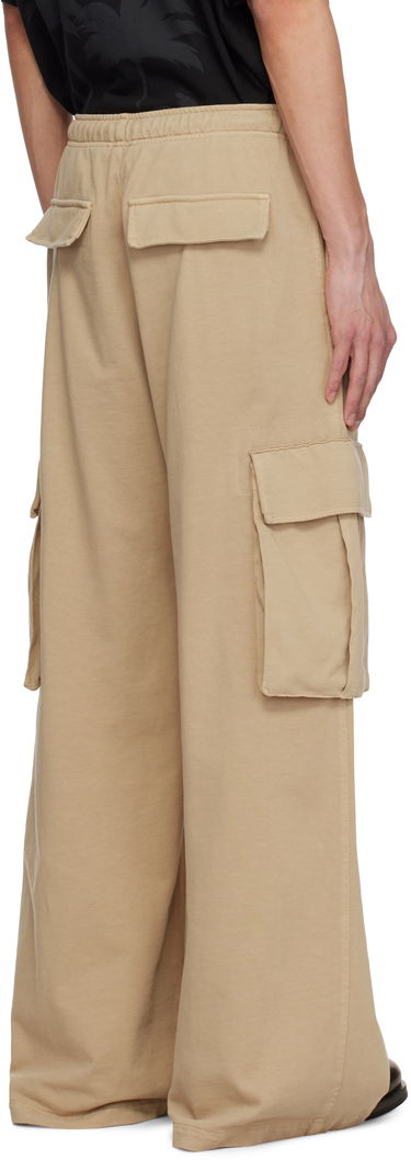 Cargo nohavice Palm Angels Palm Angels French Terry Cargo Pants Béžová | PMCF034S25FAB0016262, 2