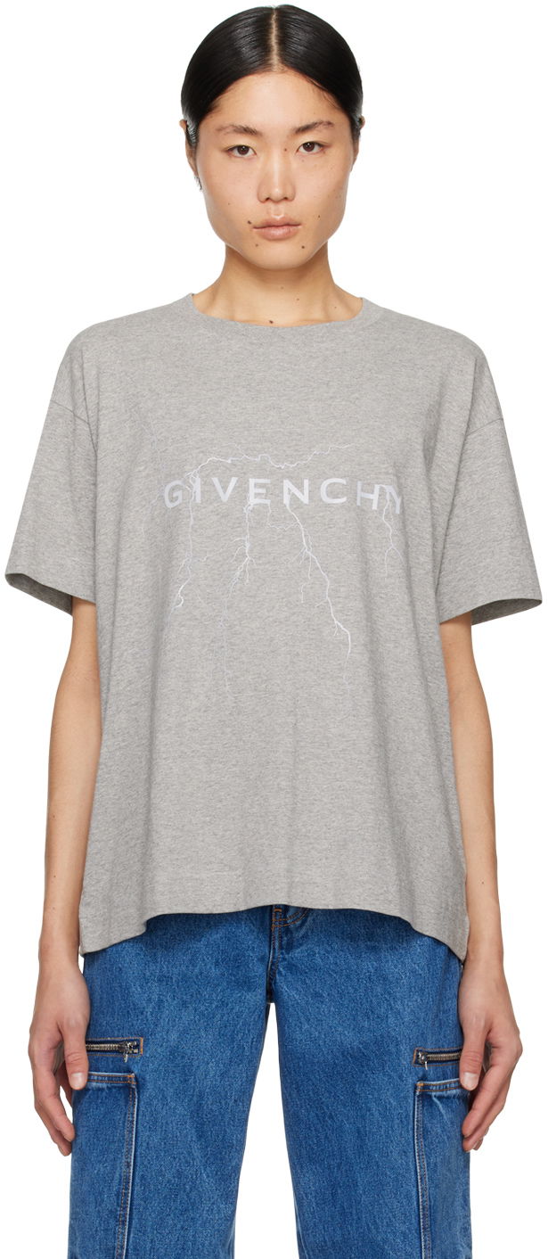 Tričko Givenchy Boxy T-Shirt Šedá | BM71KQ3YJ9055, 0