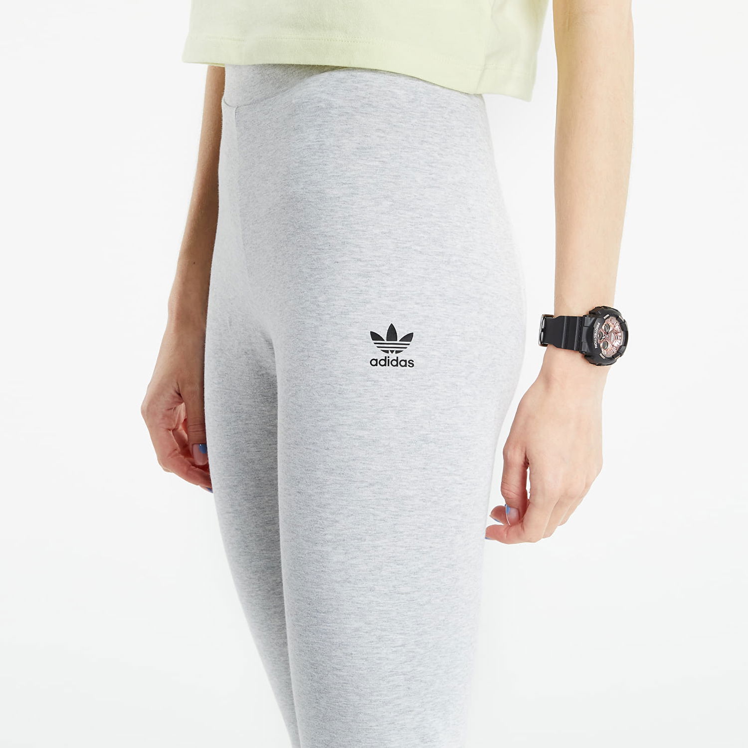 Legíny adidas Originals LOUNGEWEAR Adicolor Essentials Tights Šedá | GN8270, 1