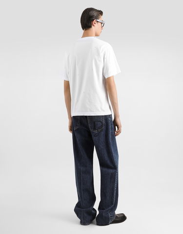 Tričko Dolce & Gabbana Cotton T-Shirt With Print Biela | G8PN9TG7O4SW0800, 2