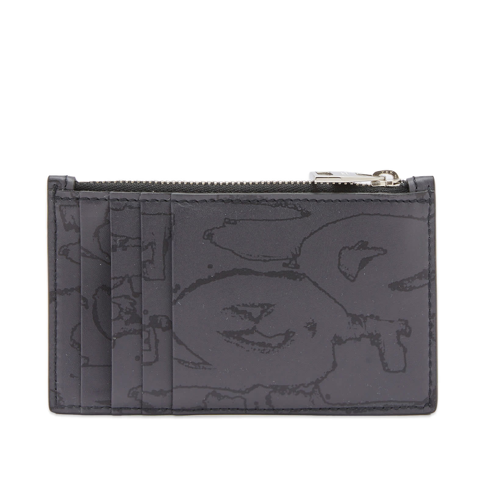 Graffiti Zip Coin Card Holder