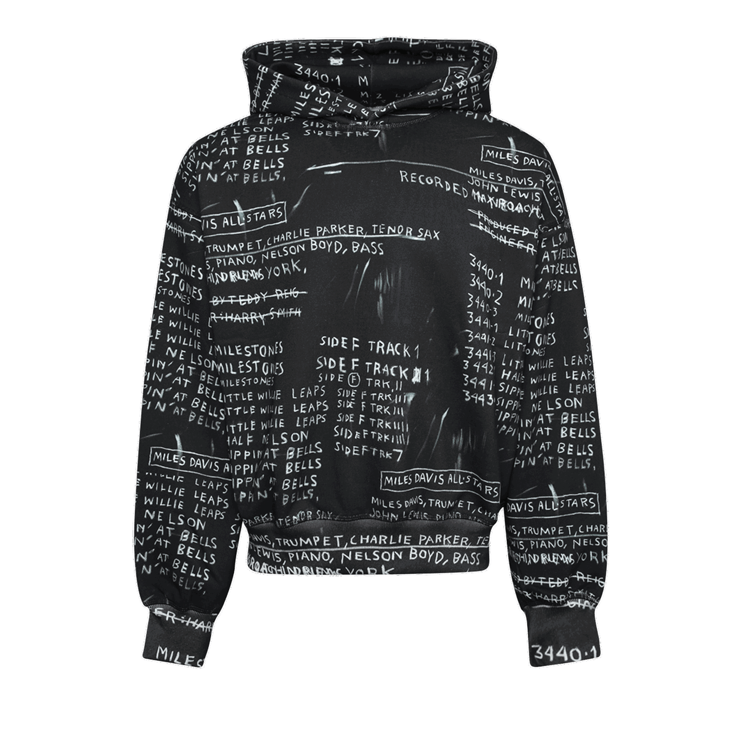 Mikina MISBHV Basquiat Edition Discography II Hoodie Čierna | 122U225B, 0