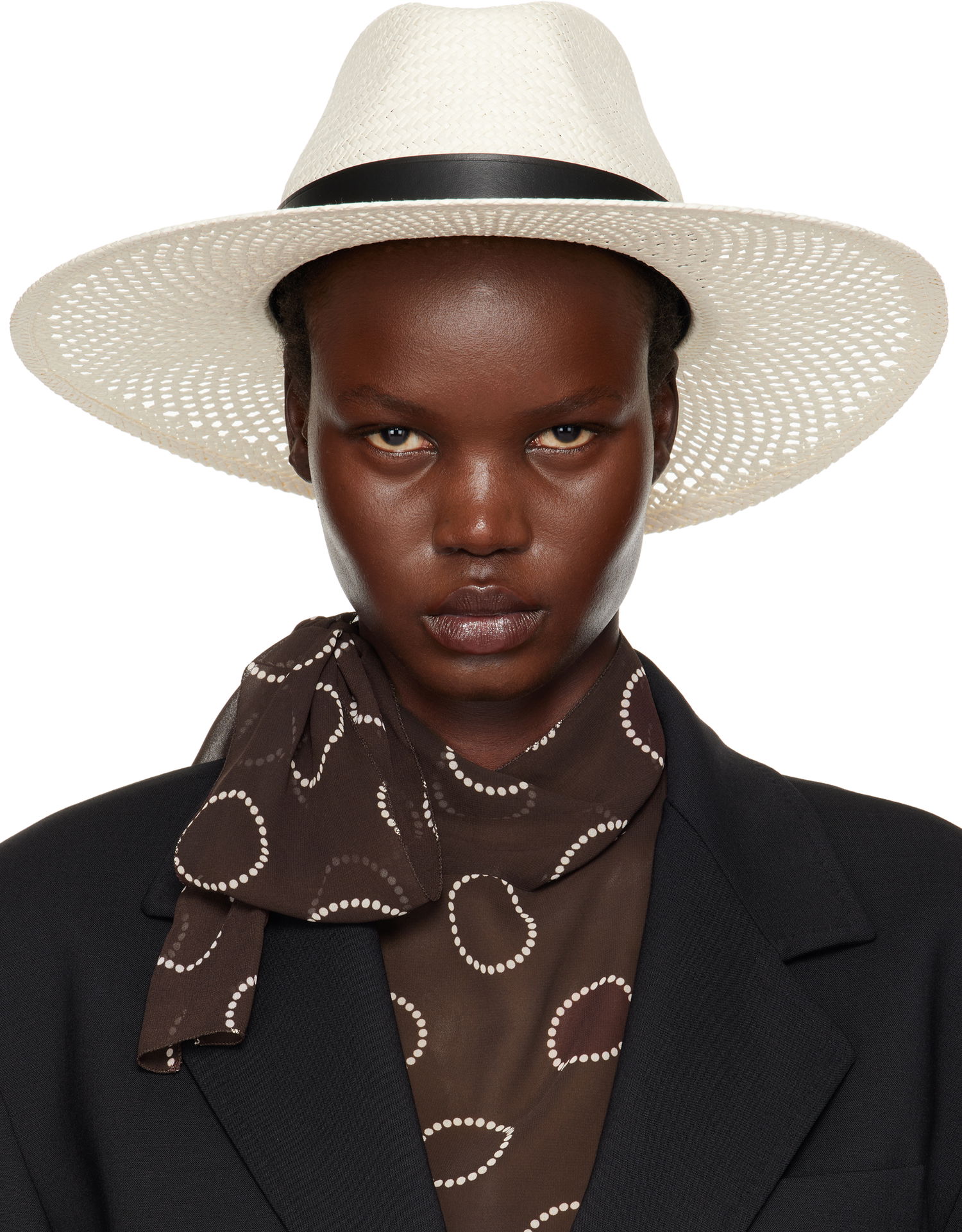 Klobúk Max Mara Max Mara Sidney Panama Hat Biela | 2414571032600, 0