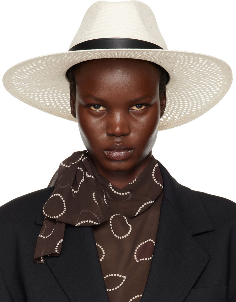 Klobúk Max Mara Max Mara Sidney Panama Hat Biela | 2414571032600