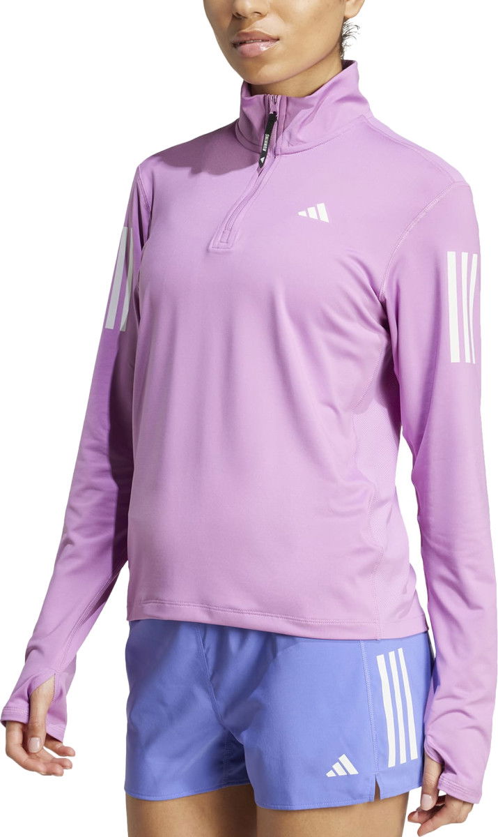 Mikina adidas Originals Own the Run Fialová | iv5510, 0