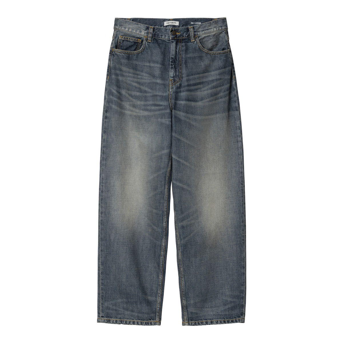 Džínsy Carhartt WIP Relaxed Fit Jeans Modrá | I034638_8, 1