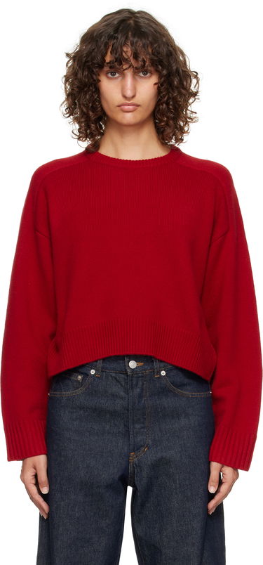 Sveter Loulou de Saison Loulou de Saison Bruzzi LDS Boxy Cashmere Sweater Červená | BRUZZI LDS, 0