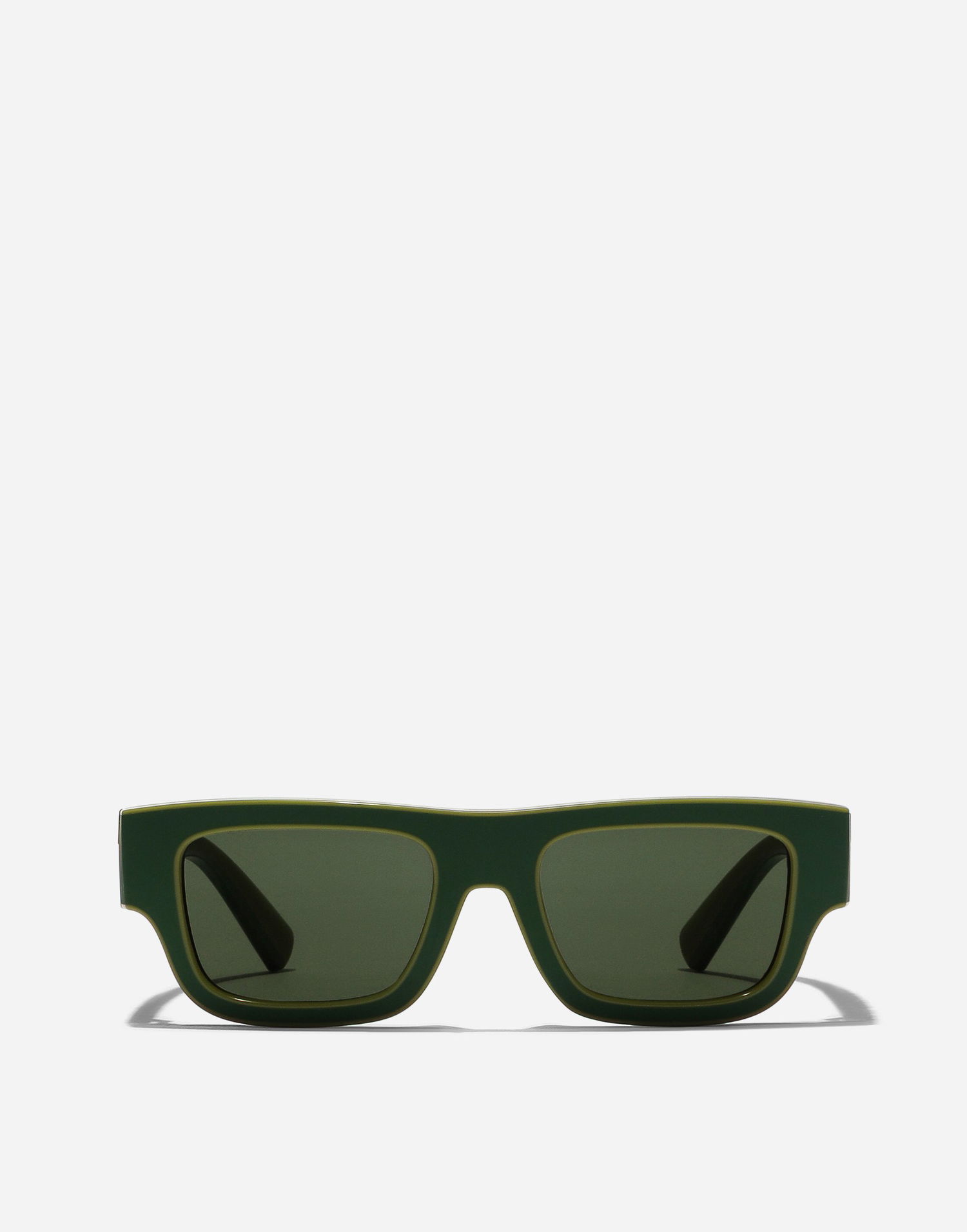 Slnečné okuliare Dolce & Gabbana Dg Logo Rectangular Frame Sunglasses Zelené | VG601FVN7719V000, 0